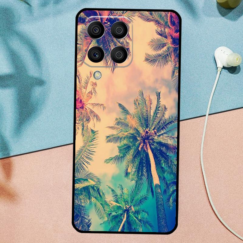 sunset palm trees For Samsung Galaxy M14 M34 M54 M20 M06 M16 M12 M13 M15 M35 M55 M33 M53 M21 M31 M32 M52 Case