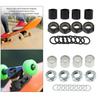 Podložky pod trucky skateboardu Matice Cruiser Longboard Kolečkové brusle Hardware