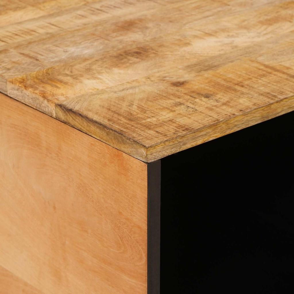 Coffee Table Brown 80 X 50 X 40 Cm Solid Mango Wood