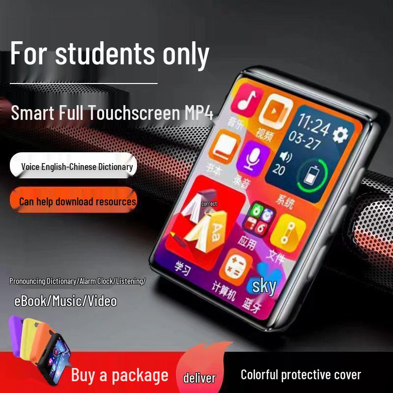 MP4 Touchscreen Bluetooth MP3 Music Player with English Dictionary for High School Students - Walkman P5