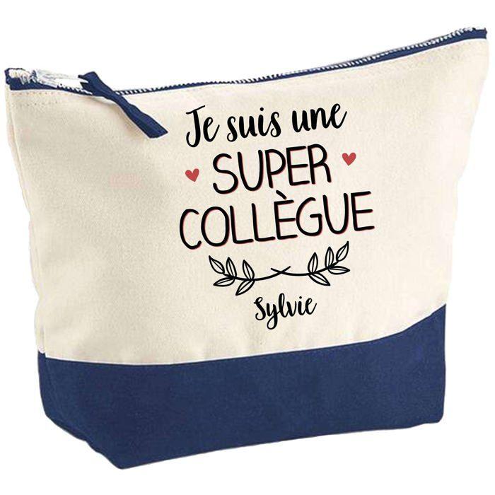 Trousse de maquillage - PLANETEE - Sylvie Super Collègue - Grand format - Coton - Impression sublimation HD