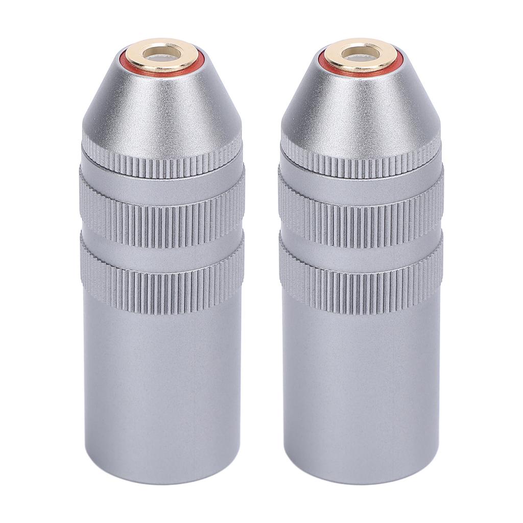 2Pcs 4 Pin XLR Male to 4.4mm Balanced Female Adapter XLR Male to 4.4mm Female Adapter for Microphones Mixers Active