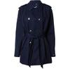 Тренчкот Женский Water Repellent Short Trench Coat Desert Sky (WW0WW40481) Синий