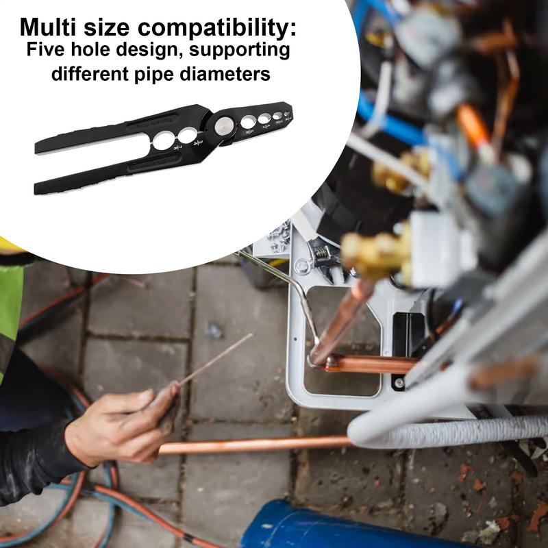 Kupferrohr Reparaturwerkzeug Hochleistungszange Rohrzange 5 Loch Flachrohr Reparateur Kupferrohr Aufweiterzange Werkzeug für Kupfer
