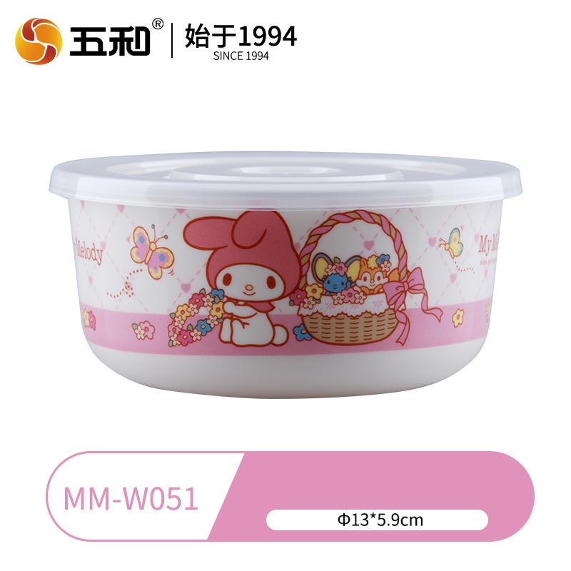Sanrio Children Tableware My Melody Series Salad Plate Home Dining Plates Rice Salad Bowl Cartoon Water Cup Anti Fall Tableware