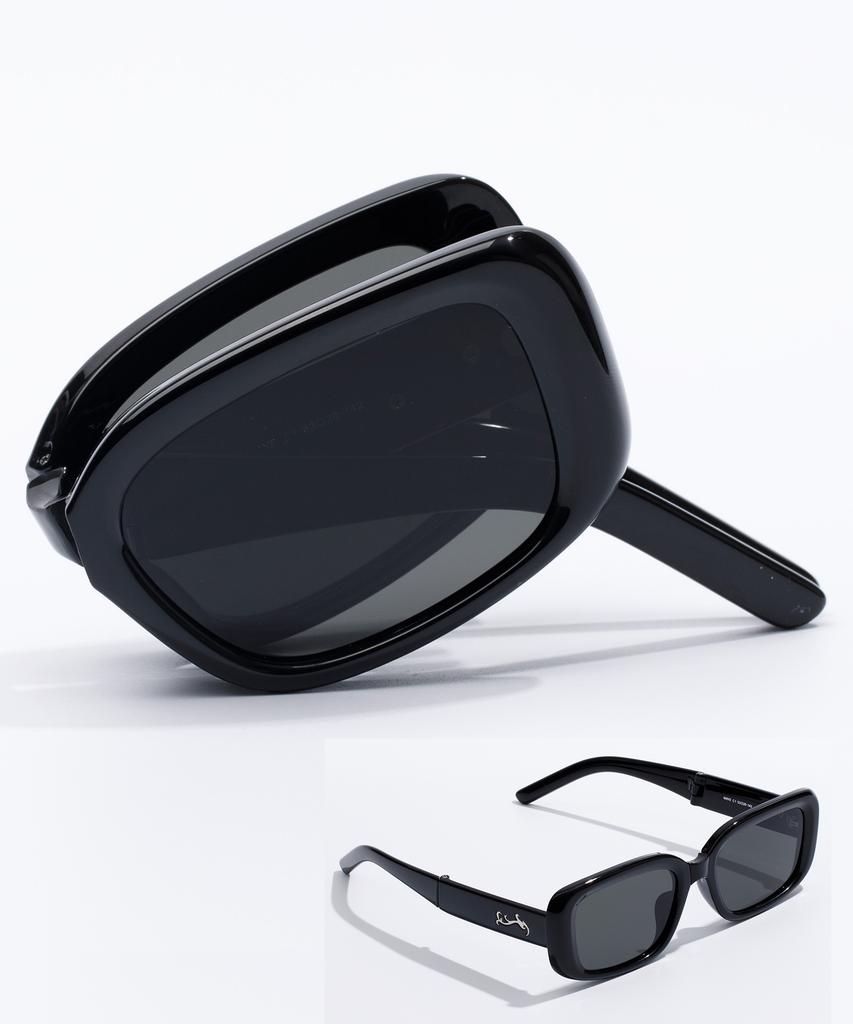 Likkeullou Rc Maye Folder Sunglasses Black