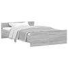 VidaXL Bed Frames Headboard and Footboard Grey Sonoma 120x190 Cm 3203780