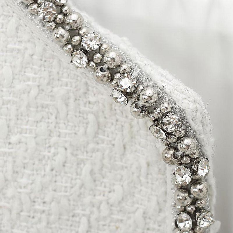 Kaslead New Arrival Women's Clothing Fashion Fengshui Diamond Decorative Velvet Coat Skirt 1246799 1246949