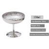 Hot 304 Stainless Steel Dessert Cup Ice Cream Cups Salad Goblet Retro High Base Bowl for Fruit Yogurt Snack Dish Bar Dinnerware