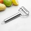 1PC Stainless Steel Fruit Grater Double-Headed Potato Peeler Carrot Melon Planer Kitchen Fruit And Vegetable Cutter