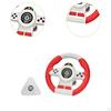 Kids Steering Wheel Toy Car Driving Multifunctional Electric Pretend with Sound and