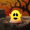 Funny Ghost Desk Ornament 6 Pcs Decorative Light LED Color Changing Warm Flameless Battery-Operated Cute Night Light Mini Spirit Lamps Spooky
