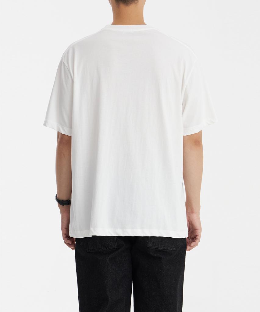 1011 GALLERY Gallery Blue Car T-Shirt_White