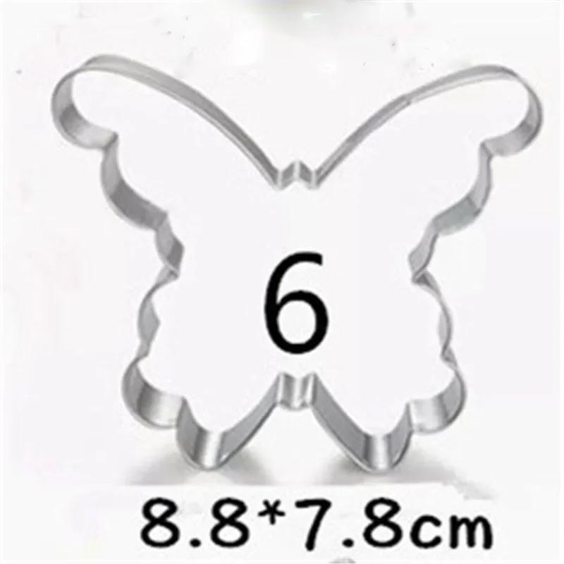 New Easter Cookie Cutter Set Bunny,Egg,Flower,Rabbit Face,Chick,Carrot,Butterfly-Stainless Steel Fondant Cutter Mold Baking Tool