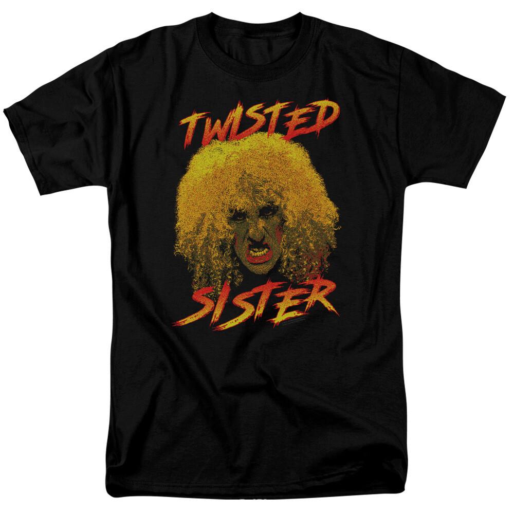 26 Twisted Sister Scream T Shirt Licensed Heavy Metal Band Rock n Roll Music Black Unisex T-Shirt M