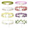Pack of 8 Customizable Combination Necklace Set for Women Girls Mix and Pair Floral Designs Vintage Inspired