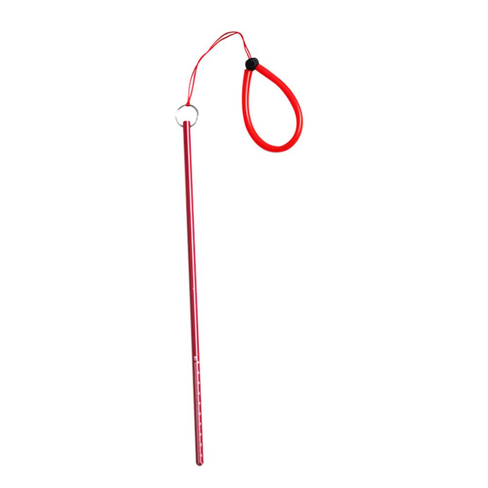 Diving Indicator Stick Not Easy to Deform Lightweight Sticks for Getting the Lobsters out of the Holes красный