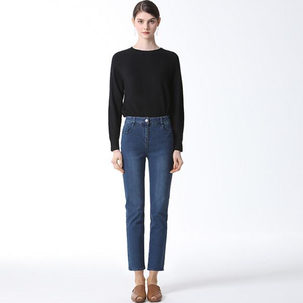 Shs Miss Straight Washed Denim Pants