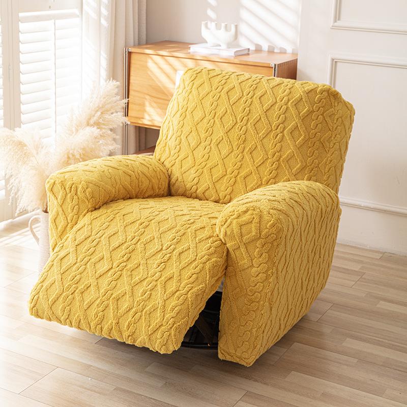 Dubbelsidig Jacquard Komfort Sammet Chivas Regal Sofföverdrag Hög Elasticitet Allomfattande Förstorat Chivas Regal Massage Solstol Överdrag