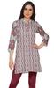 Moomaya Printed Side Slit Short Kurta Tunic For Women Summer Wear Ladies
