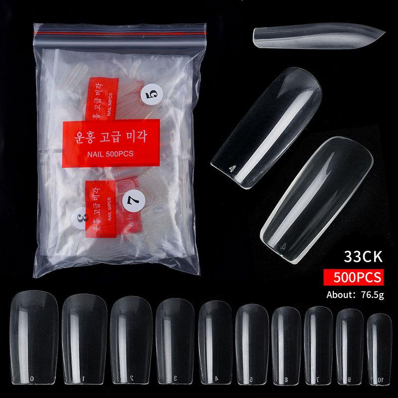 Nail Art French, Autocolant Complet și Autocolant Jumătate, Unghie Balerină, Unghie Țeavă de Apă, Vârf Picătură de Apă Piesă Unghie Pe Stoc