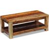 VidaXL Table basse Bois de récupération massif 90 x 45 x 35 cm