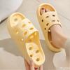 Fashion Ladies Summer Slippers Non slip home use odorless Shoes Men Indoor household slippers Water leakage Quick drying couple sandals