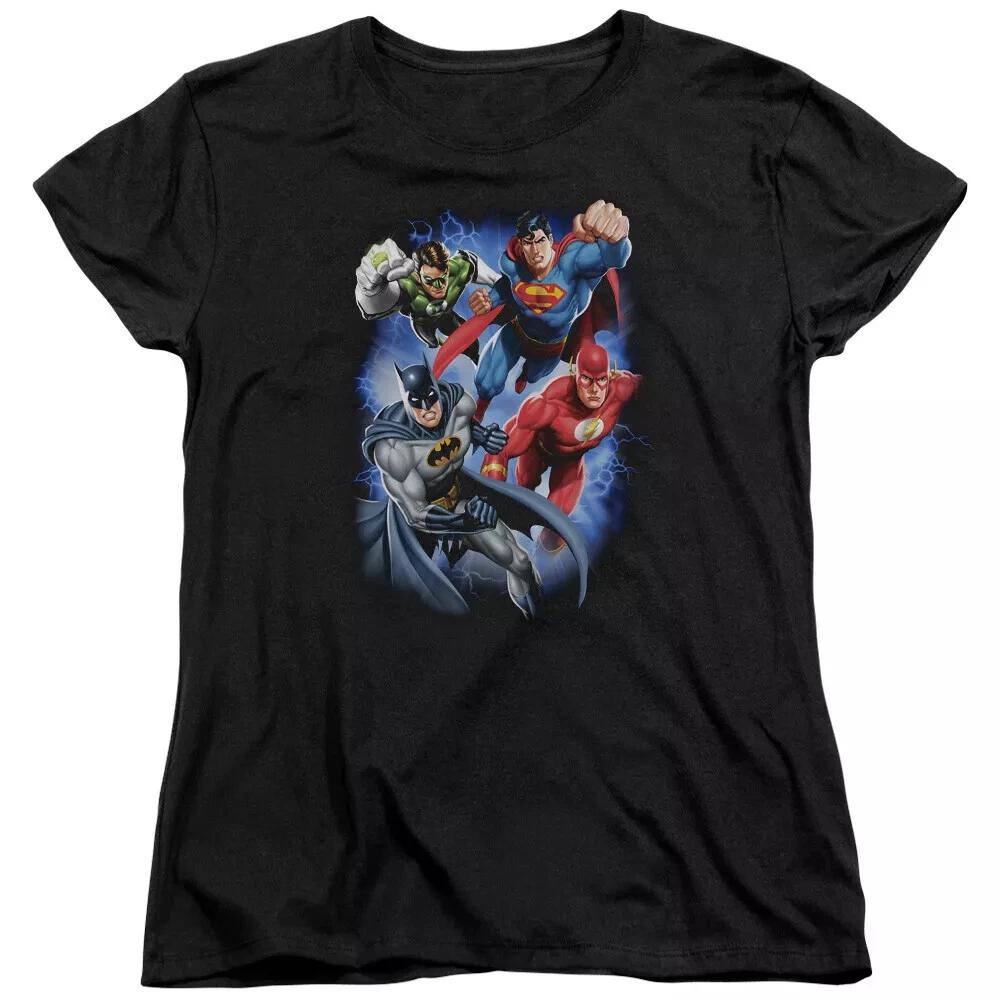 

Justice League Of America Storm Makers Women s T-Shirt 2XL