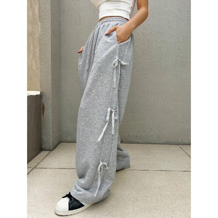 Ladies' Daily New Seasonal Commuting Business Leisure Pants With Pockets Made Of Pure Cotton And Comfortable Fit