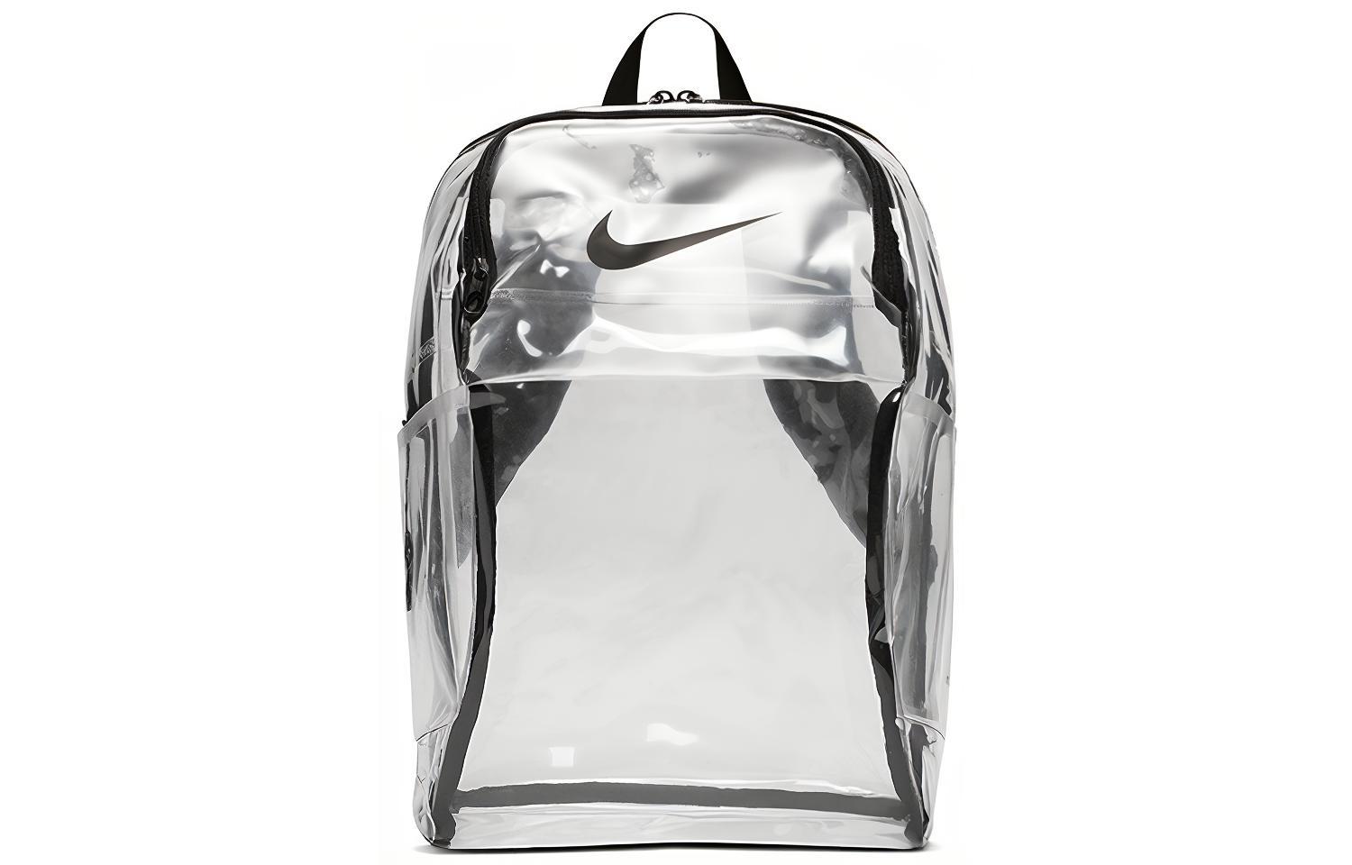 Nike Polyester Backpack Regular Unisex Transparent BA6553-910