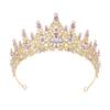 Queen Crown Rhinestone Birthday Headband - Alloy Bride Party Tiara Hair Accessory