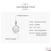 BAMOER Authentic 925 Sterling Silver Blossom In Love Series Charms for Snake Bracelet & Bangle DIY
