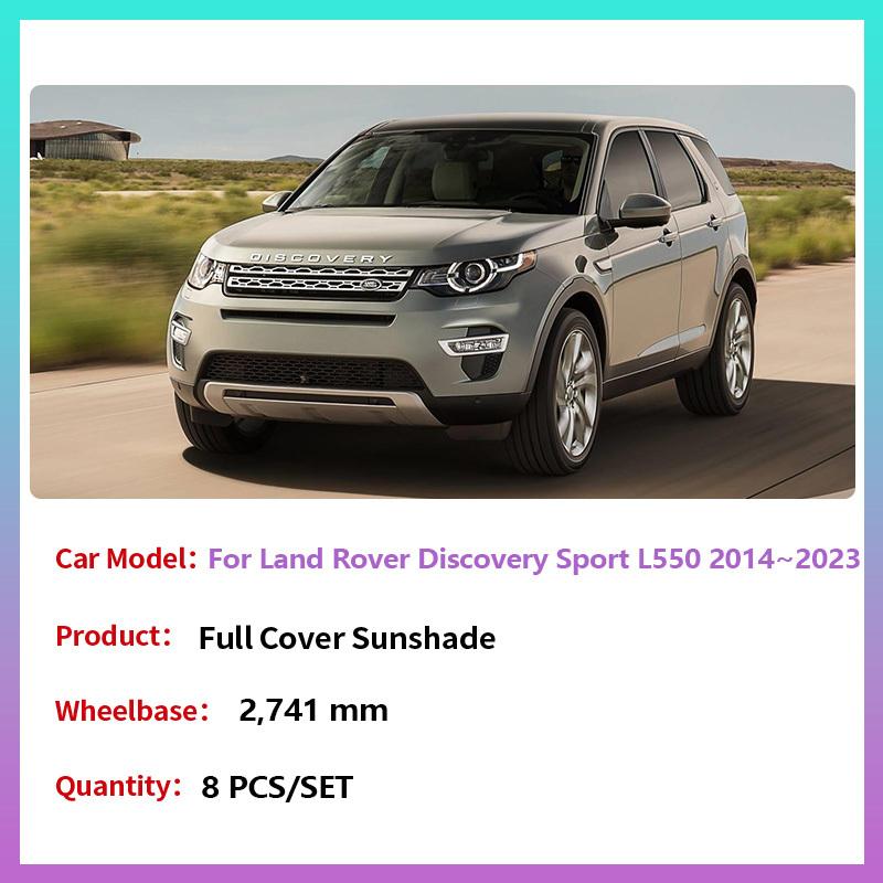 Full Coverage Sunshades for Land Rover Discovery Sport L550 2014~ Front Windshield Sun Visor Mats Window Curtain Accessories