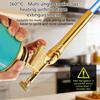 Efficient Cartridge Gas Torch Featuring 1300°C High Temperature Capability All Metal Heat Dissipating Body and Electronic Ignition for Precise Control