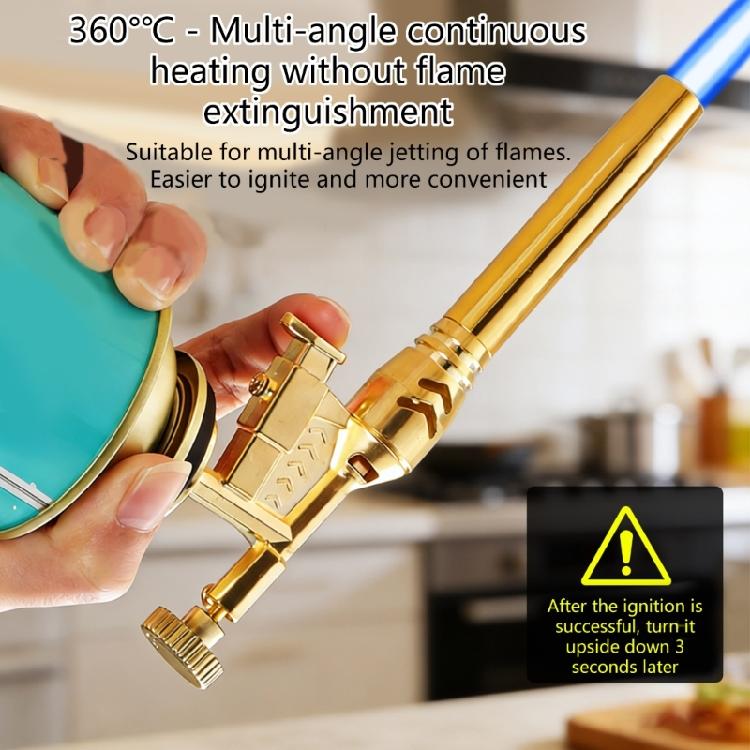 Efficient Cartridge Gas Torch Featuring 1300°C High Temperature Capability All Metal Heat Dissipating Body and Electronic Ignition for Precise Control