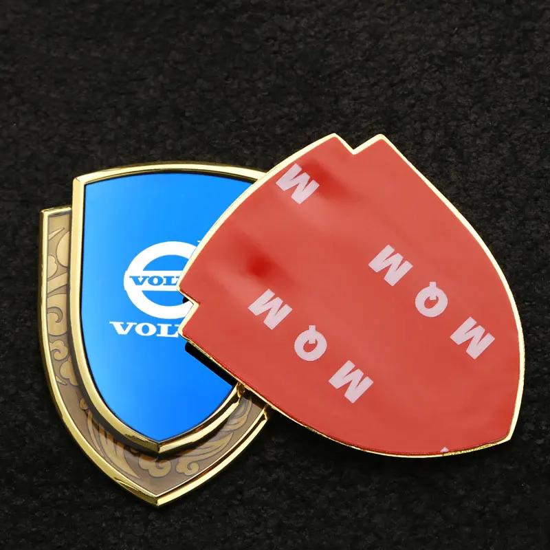 Kovový znak štítu na auto Znak na bok blatníku karoserie kufru Odznak Logo Samolepka Pro Volvo xc60 xc90 v40 v60 v50 s60 Autopříslušenství