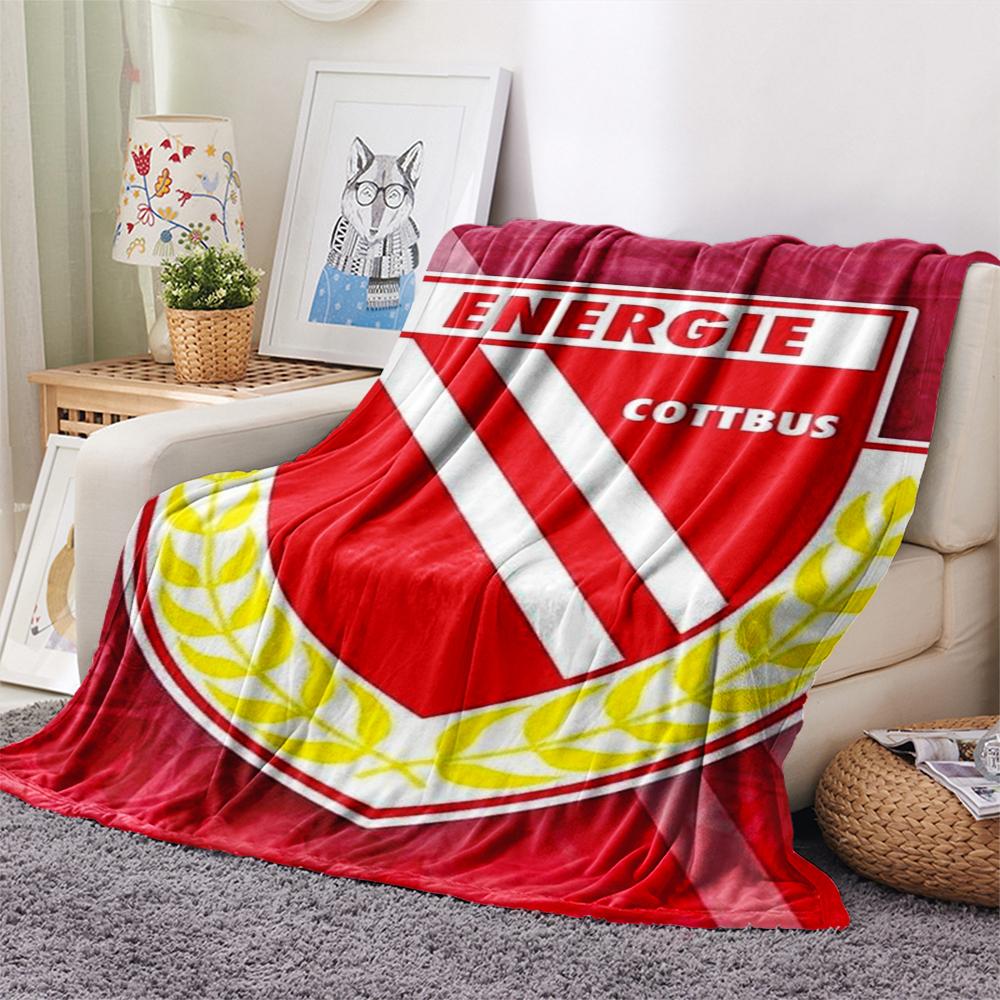 1 Stück Energie Cottbus Aufdruck Flanelldecke, Hohe Qualität, Bequem für Alle Jahreszeiten, Heimdekoration, Wärme und Komfort, Perfekt für Weihnachtsgeschenke38