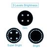 Fashion Parasol Led Light 3 Level Dimming 28 Led Pure White Camping Outdoor Tents