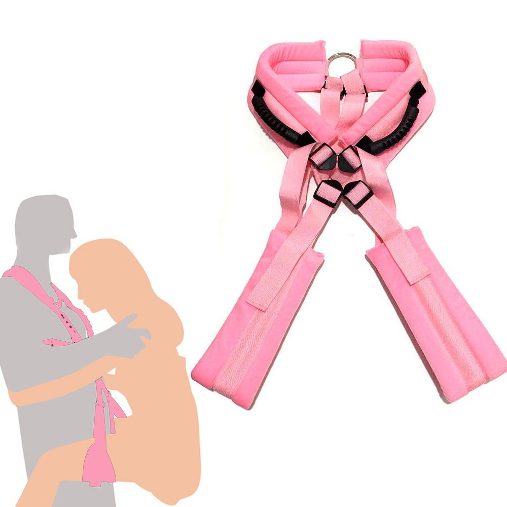 Sex Toys for Couples Self Bandage Restraints Belt  Sets Shoulder Sex Swing Leg Spreader Rope SM Slave Harness Adult Game