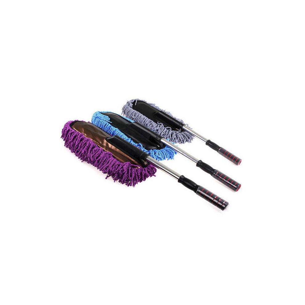 Car Wash Cleaning Brush Duster Dust Wax Mop Microfiber Telescoping Dusting Tool