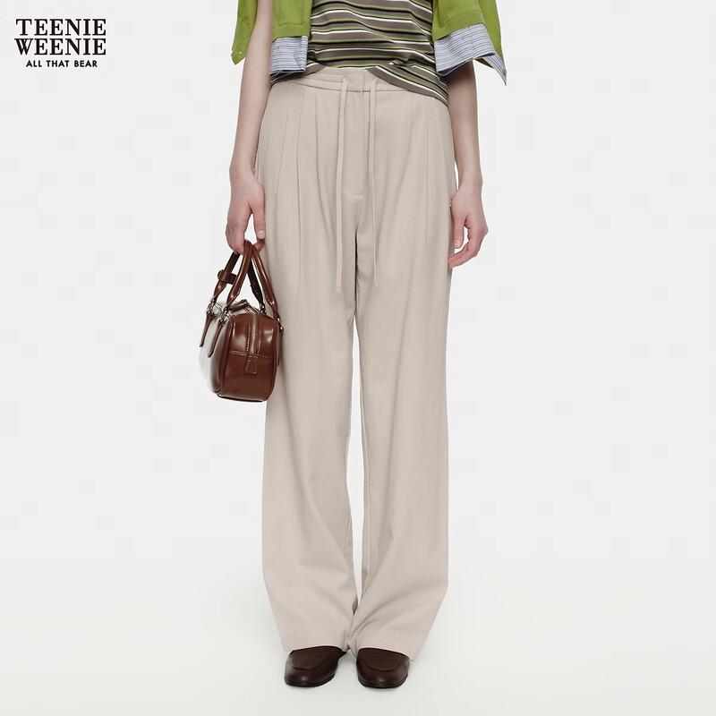 Teenie Weenie Women's Bear Letter Casual Pants