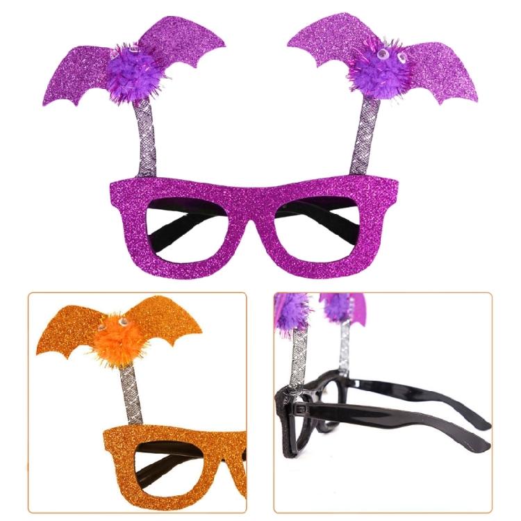 Halloween Theme Eyeglasses Festival Eyewear Holiday Party Spoof Bat Wing Glasses Adult Kids Costume Accessories