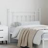 VidaXL Tête de lit métal blanc 90 cm 353614