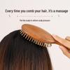 Sandalwood Scalp Massage Comb: Unclogs Hair Follicles and Enhances Hair Care