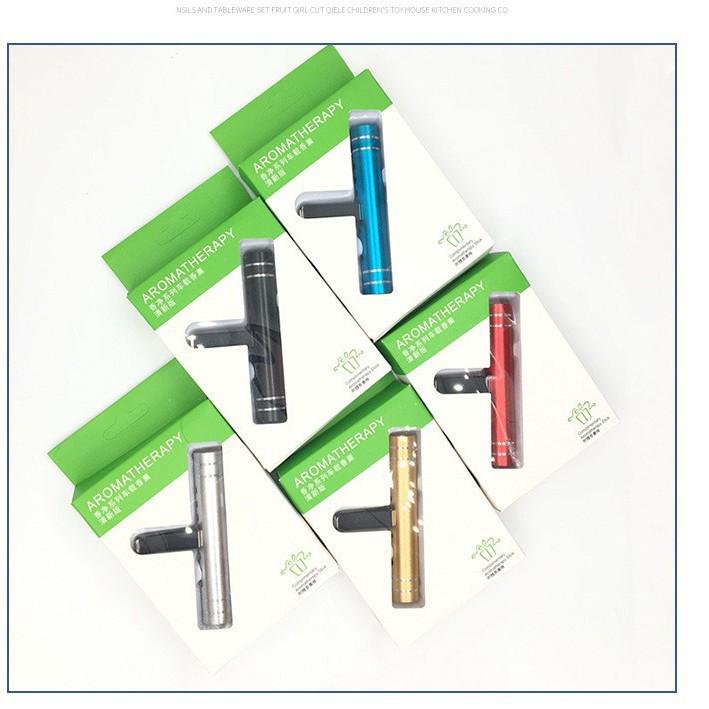 Aluminum Alloy Car Air Vent Perfume Clip - Mini Interior Aroma Stick