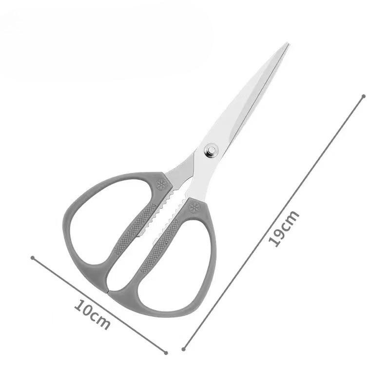 Plastic Handle K82 Scissors Multi-functional Kitchen Stainless Steel Chicken Bone Cutter Kitchen Household Strong Cutter