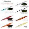 Long Fall Jig Type A All Colors Set of 7 Metal Jig 150g Lure Jigging Jig Redfish Red Grouper Kingfish Rockfish Grouper Que Amberjack Fishing Gear