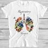 Butterfly Flower Respiratory Therapist T Shirt Fashion Design Cool Gift Tee 3225