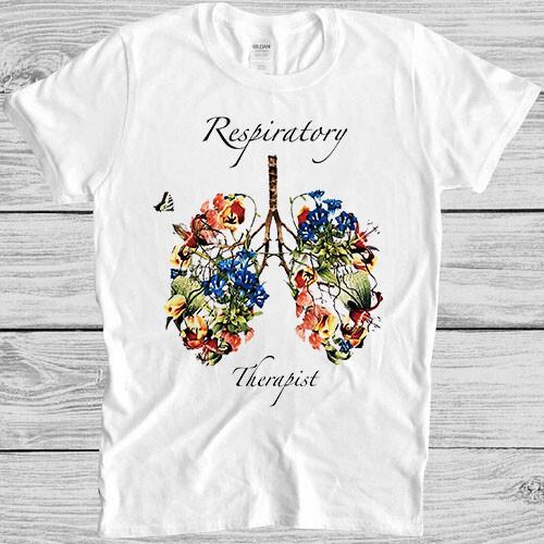 Butterfly Flower Respiratory Therapist T Shirt Fashion Design Cool Gift Tee 3225 S