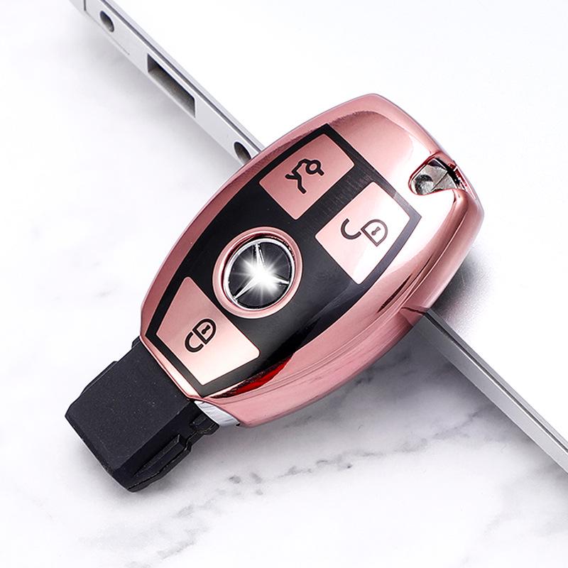 

Mercedes Key Case: Two-Piece Protective Cover for GLC, CLA, C200L Models